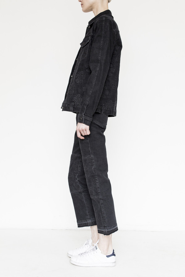 Alyssa Less Cotton Cropped Flare Alyssa Less Cotton Cropped Flare