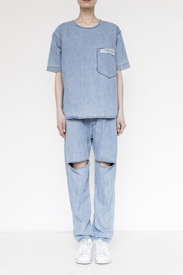 69 Cotton Slit Pocket Tee 69 Cotton Slit Pocket Tee