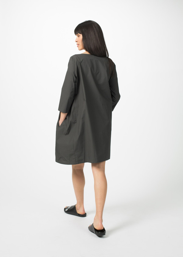 Organic by John Patrick Broadcloth Slim Sleeve Dress Organic by John Patrick Broadcloth Slim Sleeve Dress