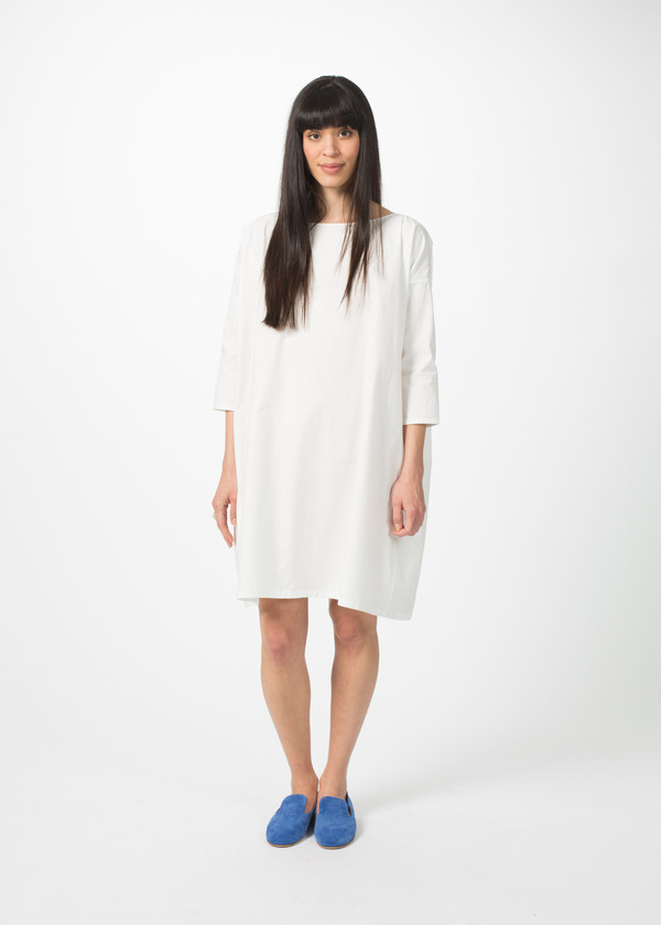 Organic by John Patrick Broadcloth Slim Sleeve Dress Organic by John Patrick Broadcloth Slim Sleeve Dress