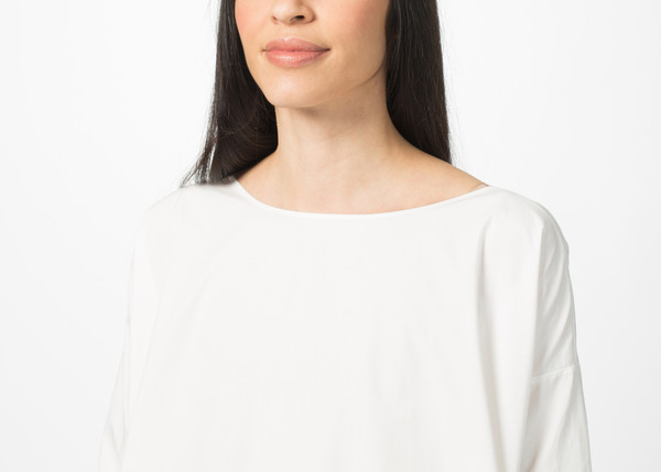 Organic by John Patrick Broadcloth Slim Sleeve Dress Organic by John Patrick Broadcloth Slim Sleeve Dress