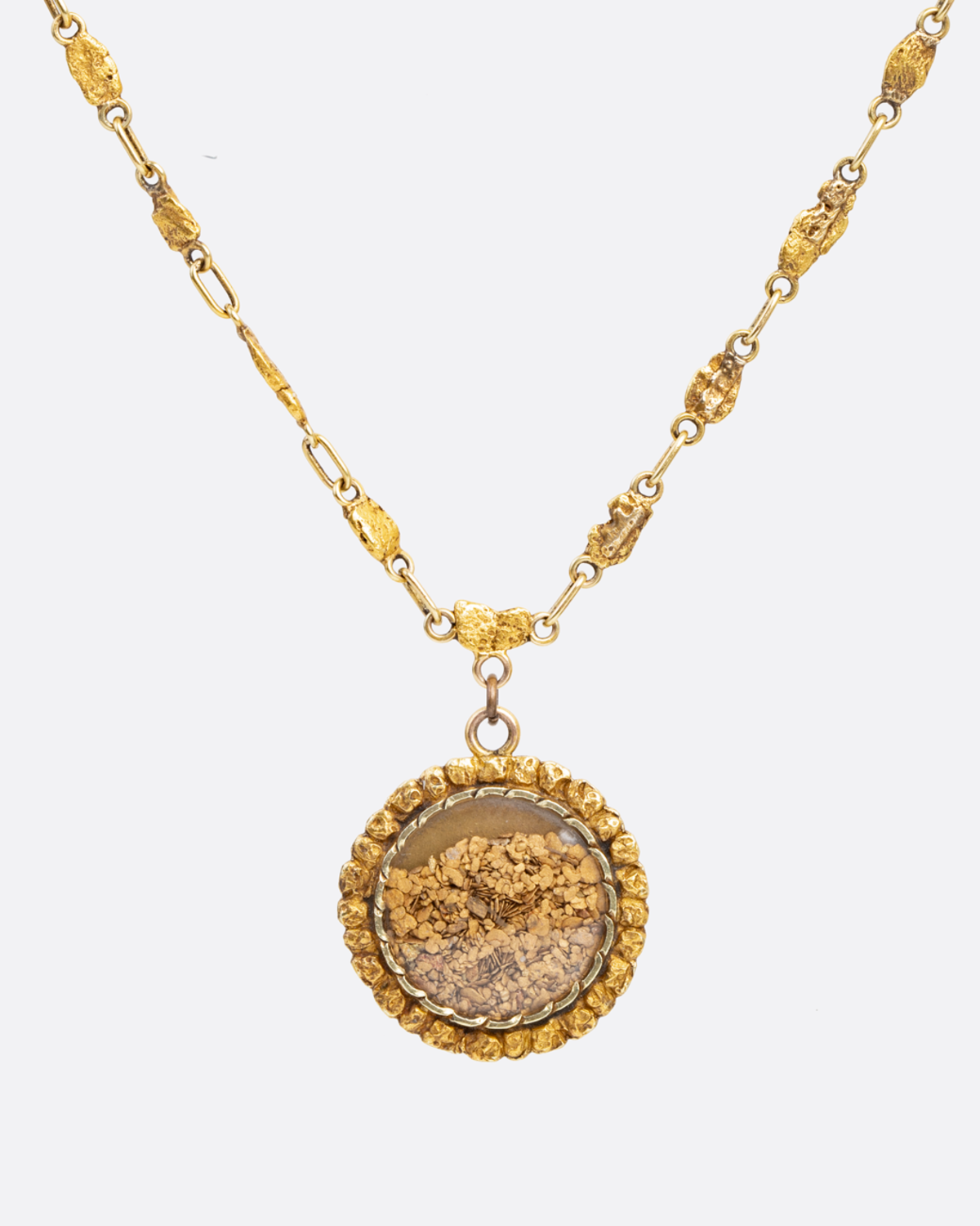 Love Adorned Vintage Nugget Necklace 