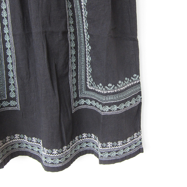 Star Mela Allie embroidered dress - faded black Star Mela Allie embroidered dress - faded black