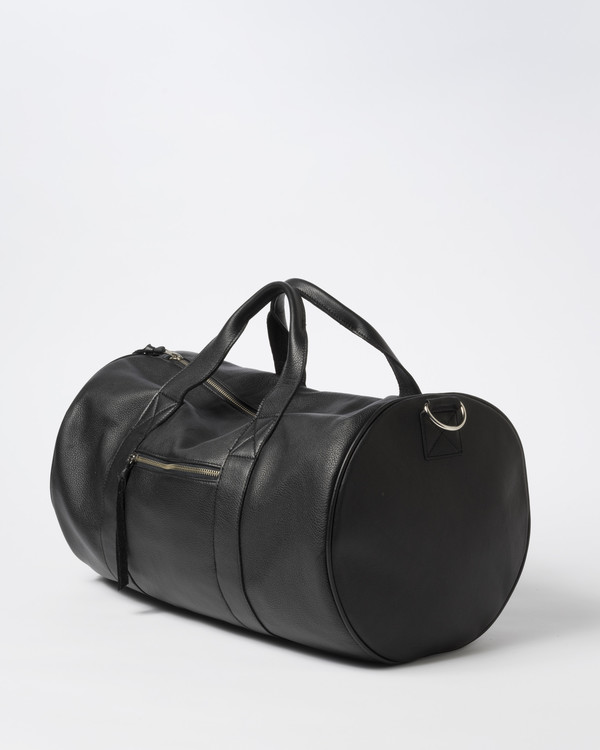Clyde Duffel Bag in Black Leather Clyde Duffel Bag in Black Leather