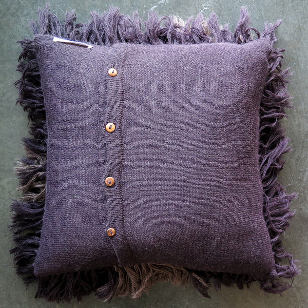 Erica Tanov alpaca shag pillow Erica Tanov alpaca shag pillow