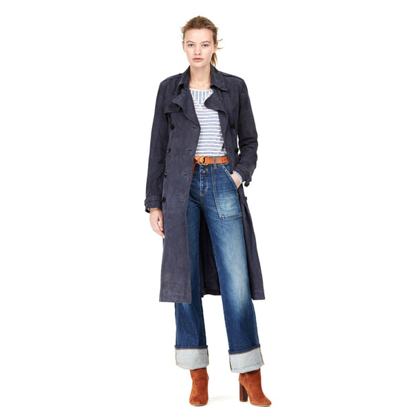 closed club suede trench coat closed club suede trench coat