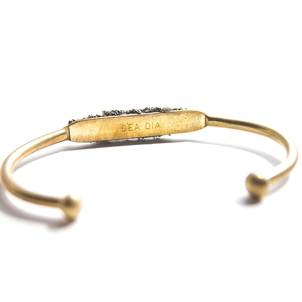 dea dia large crystal cuff dea dia large crystal cuff