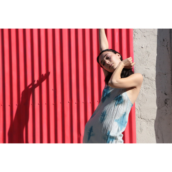 Erica Tanov greta indigo slip Erica Tanov greta indigo slip
