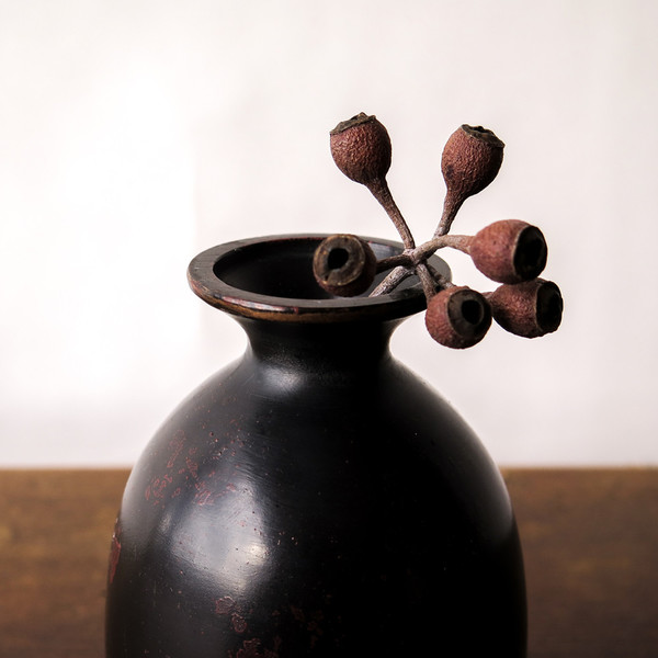japanese cast bronze vase japanese cast bronze vase