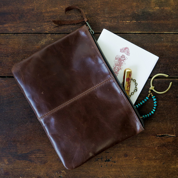 Erica Tanov leather clutch Erica Tanov leather clutch