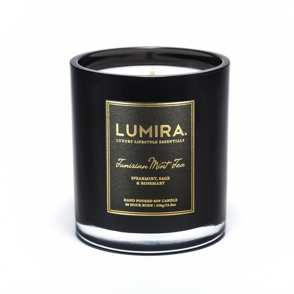 lumira tunisian mint tea candle lumira tunisian mint tea candle
