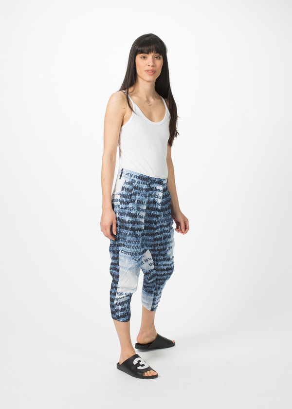 Rundholz BL Cropped Text Pants Rundholz BL Cropped Text Pants