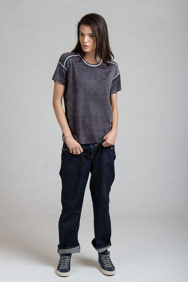 Paychi Guh Square Tee Graphite Paychi Guh Square Tee Graphite