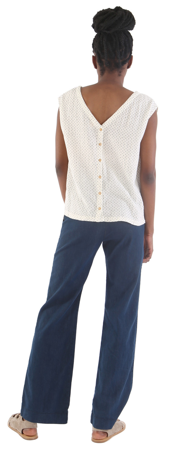 Des Petits Hauts Kanel Reversible Blouse - Ecru Des Petits Hauts Kanel Reversible Blouse - Ecru