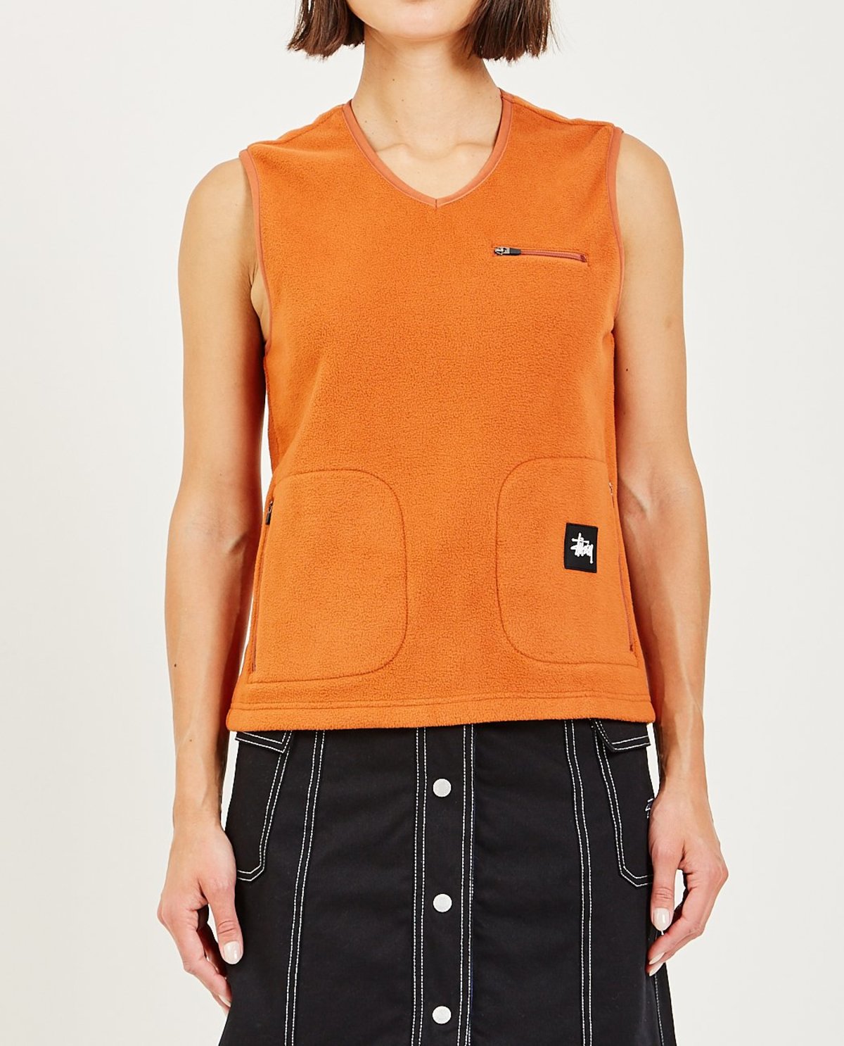 Stussy TEMPO LAYER VEST - CLAY | Garmentory
