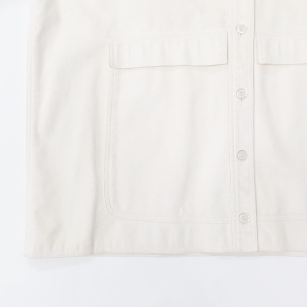 Johan Vintage Ivory Ultrasuede Work Jacket Johan Vintage Ivory Ultrasuede Work Jacket