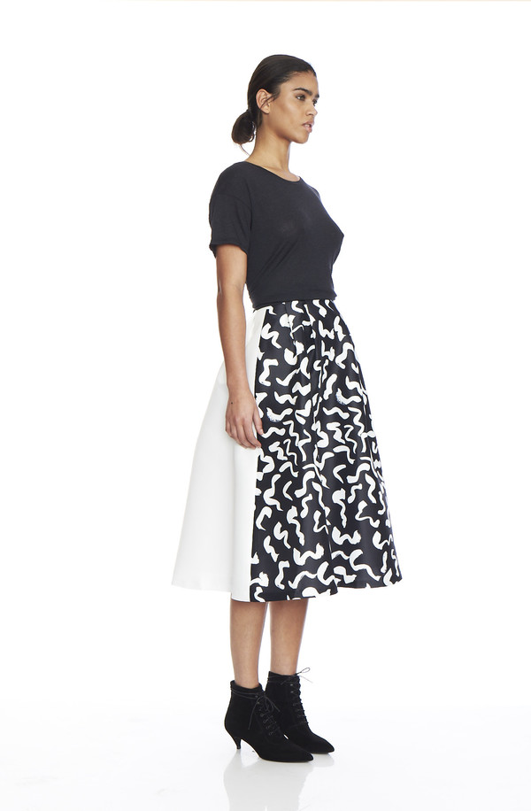 EDIT Two Tone Midi Skirt EDIT Two Tone Midi Skirt