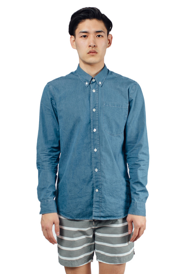 Men's Études Studio Acadia Shirt Stone Men's Études Studio Acadia Shirt Stone