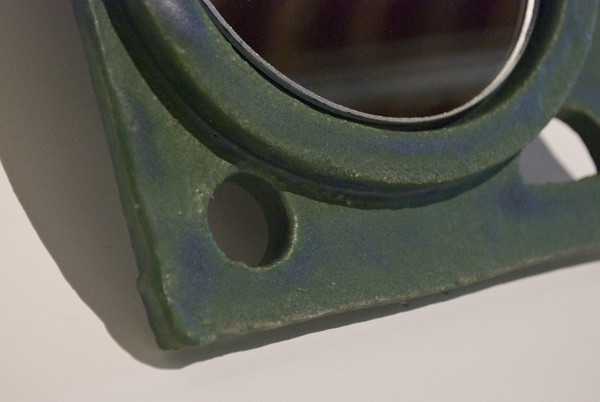 Morgan Peck Handheld Vanity Mirror - Matte Green Morgan Peck Handheld Vanity Mirror - Matte Green