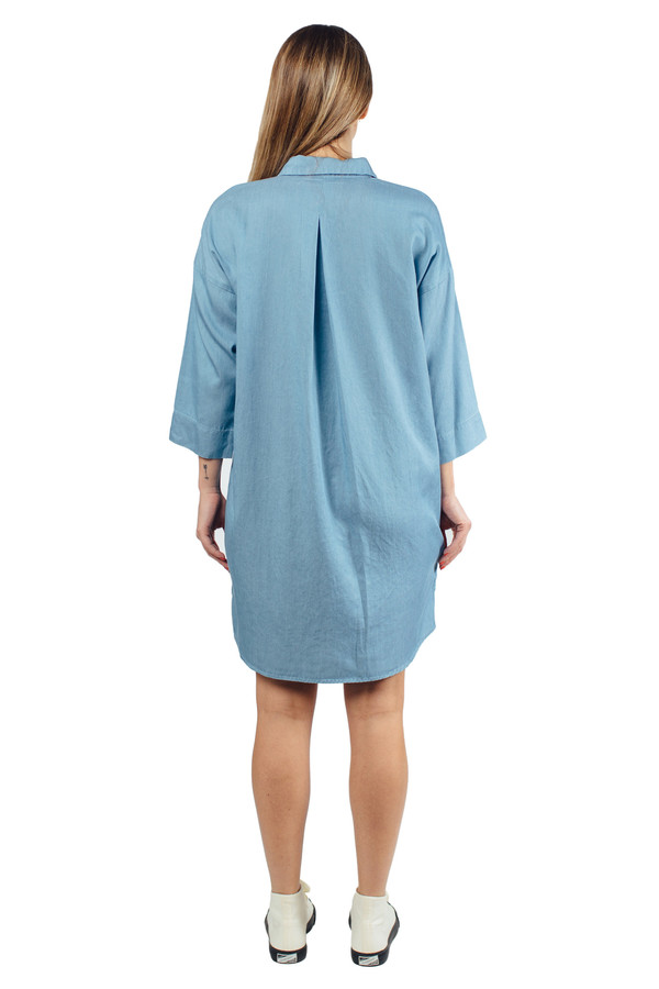 WU+SEN Lowe Chambray Shirt Dress WU+SEN Lowe Chambray Shirt Dress