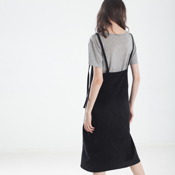 Baserange Overall Dress Fine corduroy Baserange Overall Dress Fine corduroy