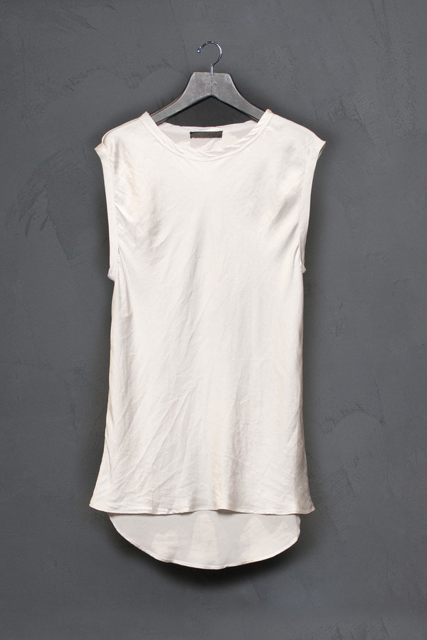 KES Cover Stitch Sleeveless Blouse KES Cover Stitch Sleeveless Blouse