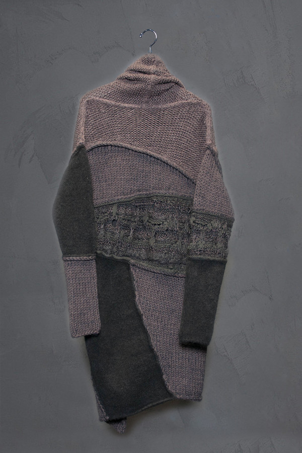 Isabel Benenato Patchwork Cardigan Isabel Benenato Patchwork Cardigan