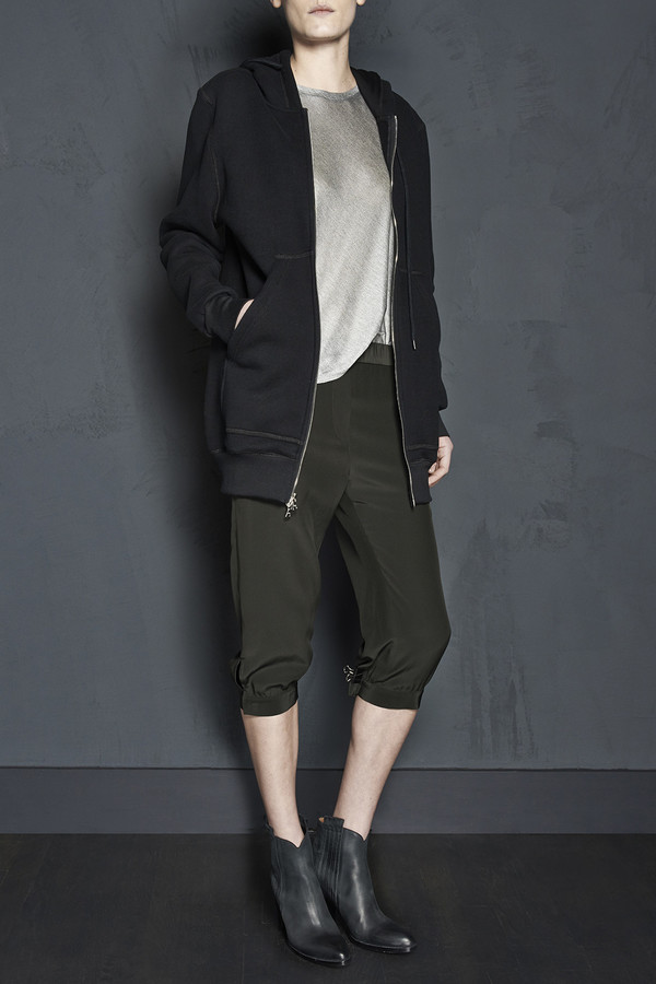 KES Oversized Mid Length Fleece Lined Hoodie KES Oversized Mid Length Fleece Lined Hoodie