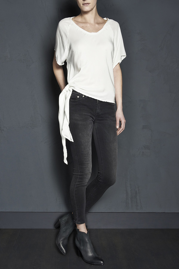 Raglan Side Tie Blouse Raglan Side Tie Blouse