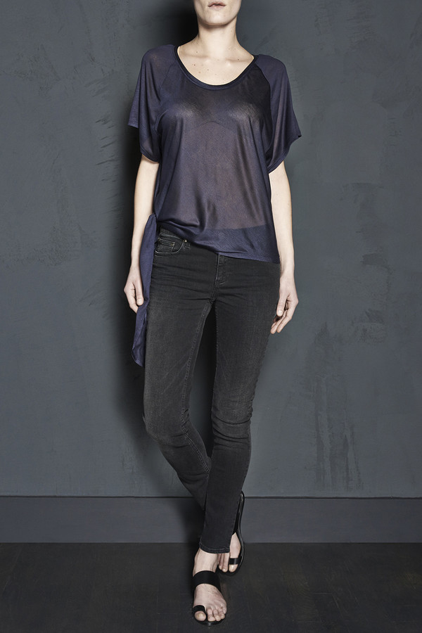 Raglan Side Tie Tee Raglan Side Tie Tee