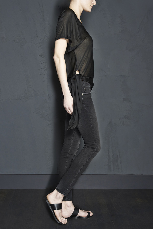 Raglan Side Tie Tee Raglan Side Tie Tee