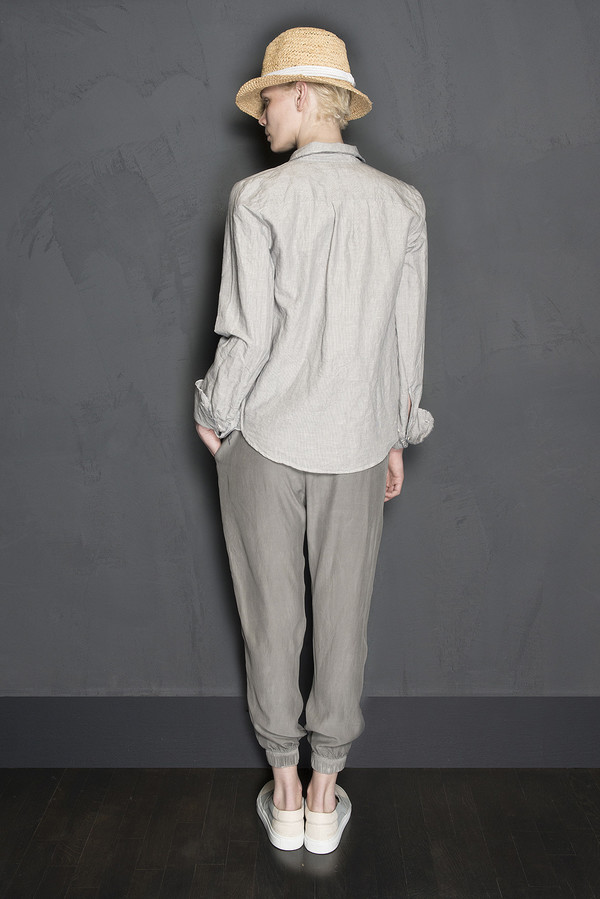 Raw Edge Linen Button Up Raw Edge Linen Button Up