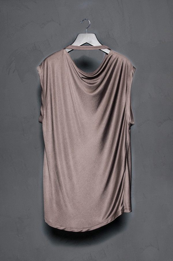 KES Sleeveless Silk Jersey Tee KES Sleeveless Silk Jersey Tee