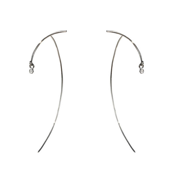 TARA 4779 Silver Arc Stabile Earring TARA 4779 Silver Arc Stabile Earring