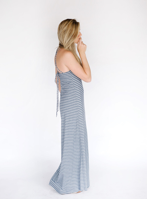 Bella Luxx Quito Stripe Low Back Maxi Bella Luxx Quito Stripe Low Back Maxi