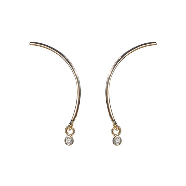 TARA 4779 Yellow Gold Arc Mobile Earring TARA 4779 Yellow Gold Arc Mobile Earring