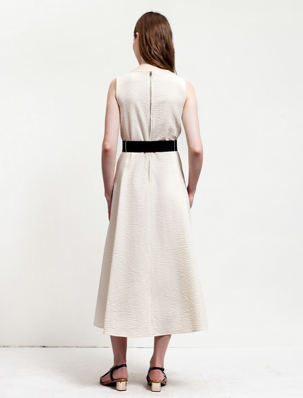 Lemaire Flared Dress Cream Lemaire Flared Dress Cream