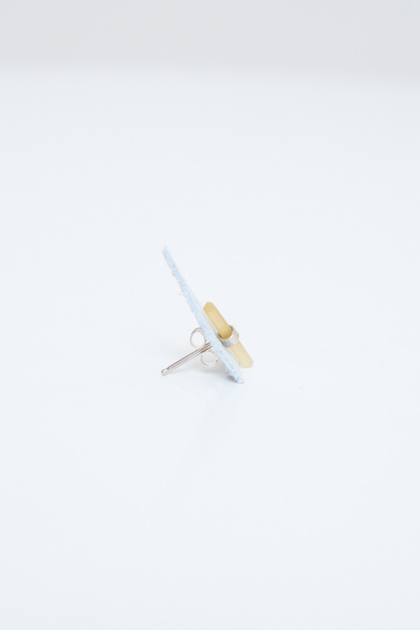 better late than never crystal bar stud singles (sterling silver) better late than never crystal bar stud singles (sterling silver)