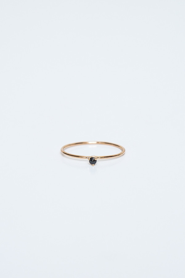 blanca monros gomez black diamond tiny solitaire ring blanca monros gomez black diamond tiny solitaire ring