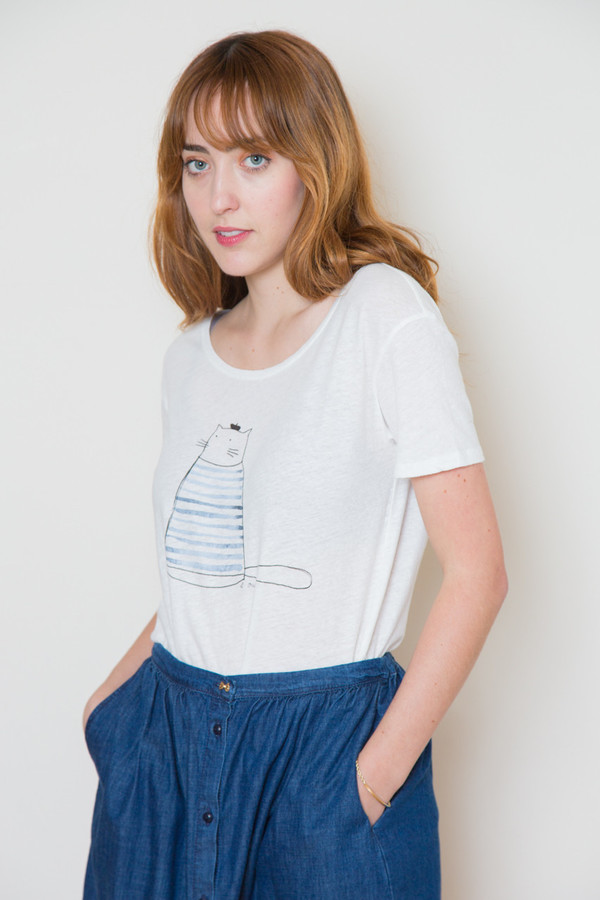 des petits rihane cat tee des petits rihane cat tee