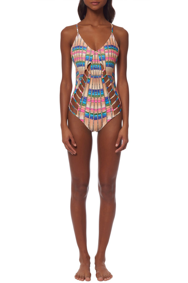 mara hoffman lattice maillot mara hoffman lattice maillot