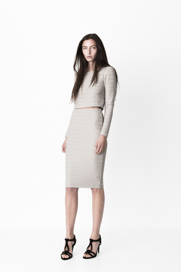 Storm & Marie "Mollie" Textured Jersey Skirt Storm & Marie "Mollie" Textured Jersey Skirt