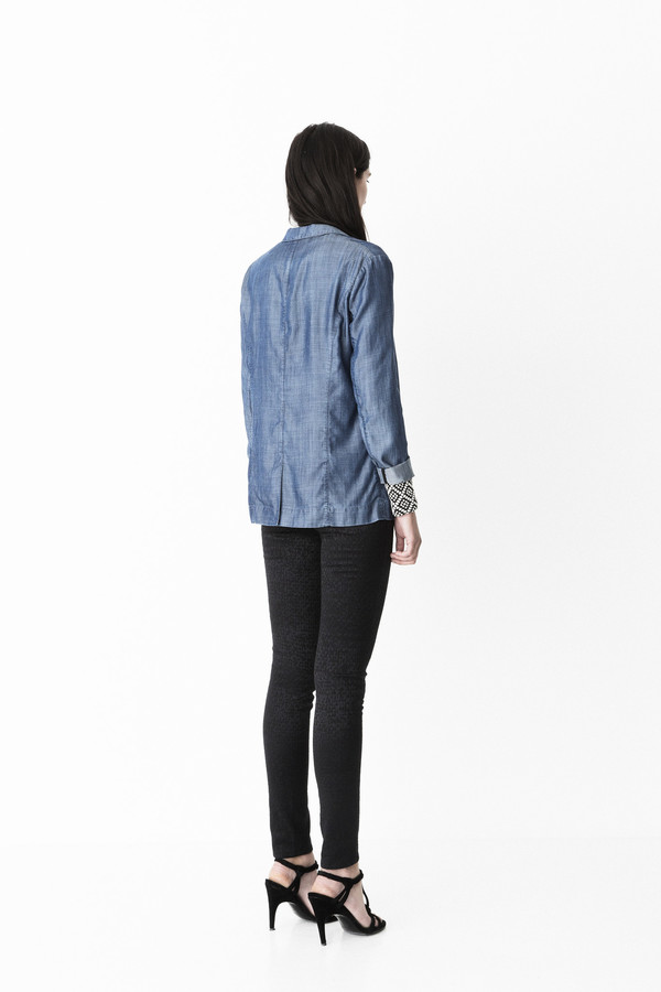 Storm and Marie "Pihl" Dark Chambray Blazer Storm and Marie "Pihl" Dark Chambray Blazer