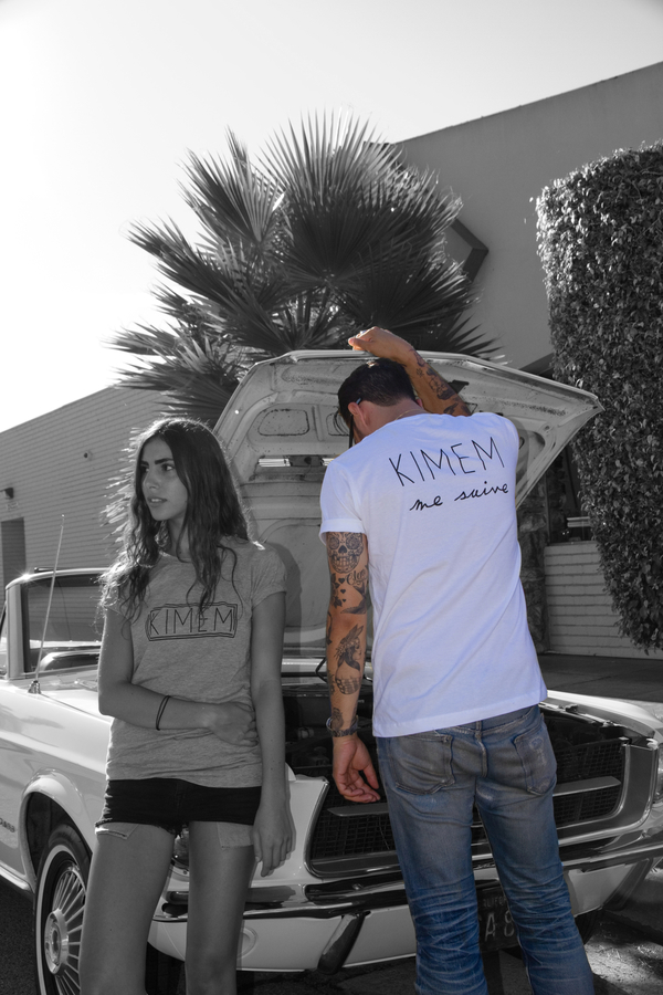 KIMEM me suive print T-shirt KIMEM me suive print T-shirt