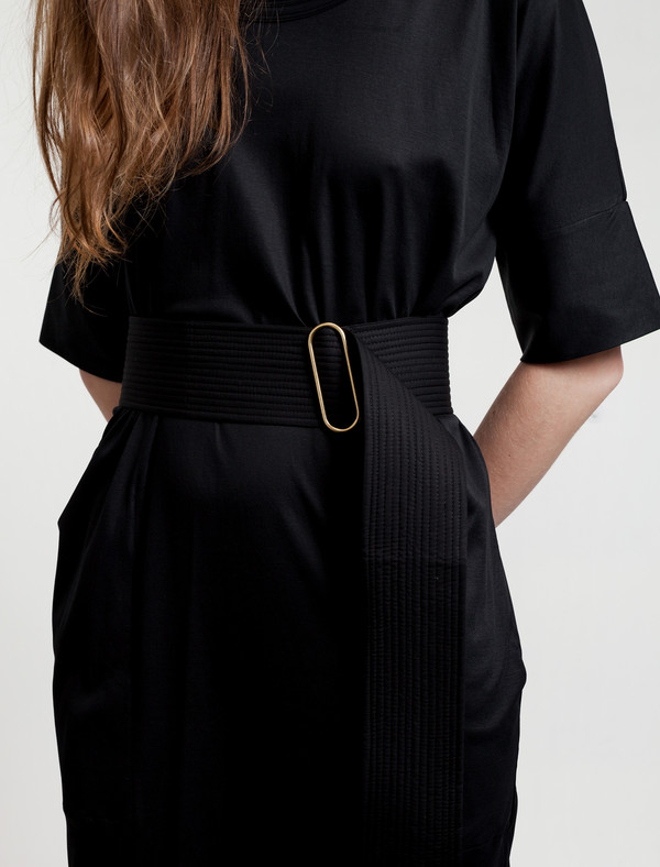 Lemaire Tunic Dress Black Lemaire Tunic Dress Black