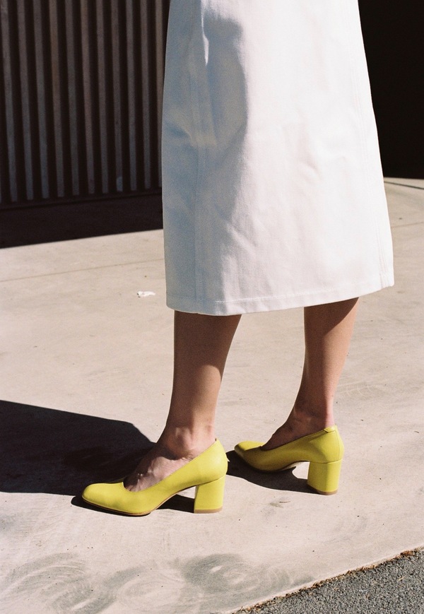 Maryam Nassir Zadeh Maryam Heel - lemon calf Maryam Nassir Zadeh Maryam Heel - lemon calf