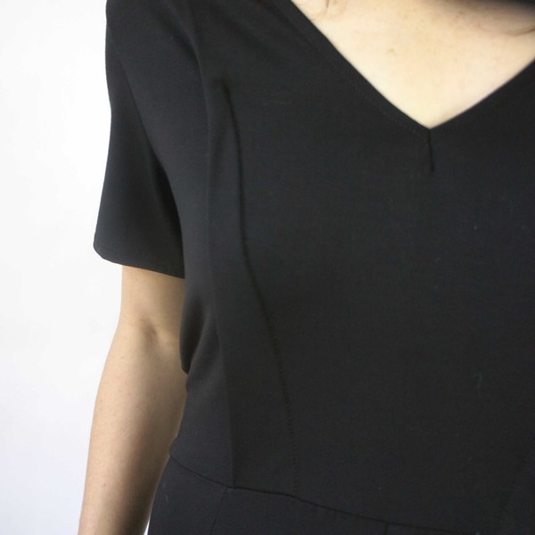 Lizz Basinger Bent Dart Romper Lizz Basinger Bent Dart Romper