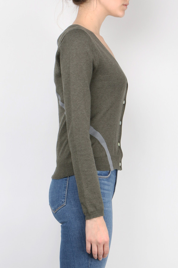 Sphere One Color Block Cardi Sphere One Color Block Cardi