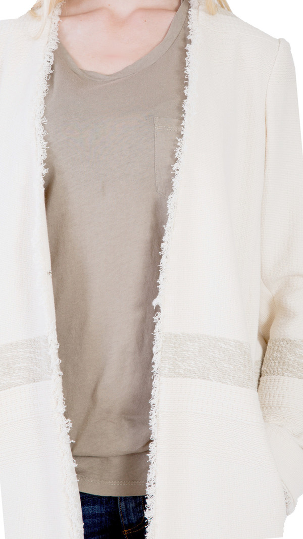 Hoss Intropia Frayed Edges Coat Hoss Intropia Frayed Edges Coat