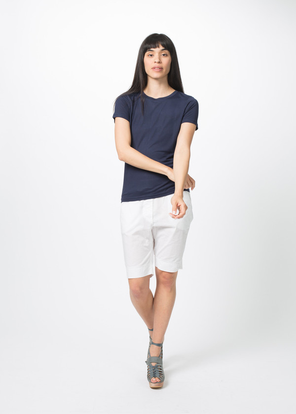 Organic by John Patrick Viscose Short Sleeve Crew Tee Organic by John Patrick Viscose Short Sleeve Crew Tee